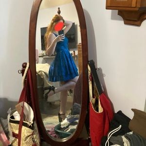 Blue homecoming dress